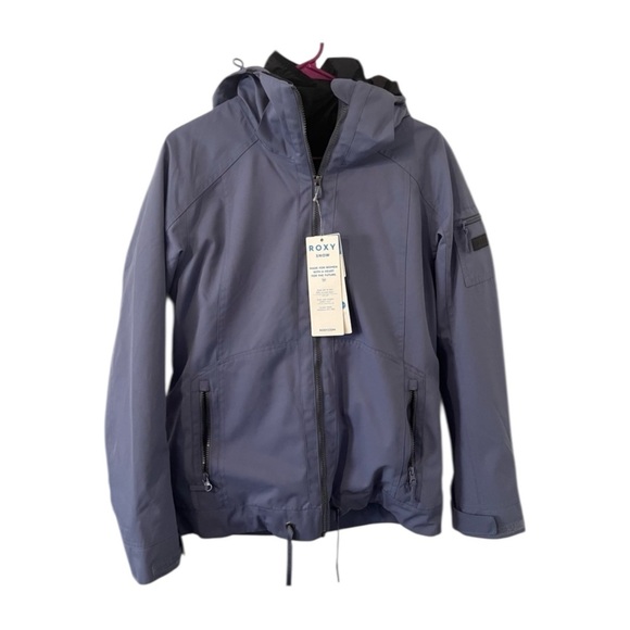 NWT Roxy Women’s Meade 3 in 1 Snow Jacket Ski Small Periwinkle Blue Wild Wind - Picture 1 of 16